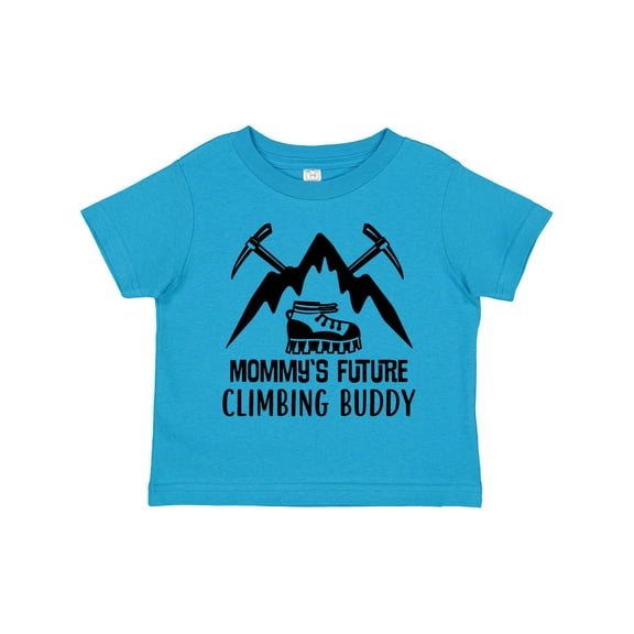 Inktastic Rock Climber Mommy Climbing Buddy Boys or Girls Toddler T-Shirt