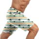thumbnail image 4 of Ceisia Men's Relaxed Fit Palm Tree Swim Trunks | Double-Layer Quick-Dry Beach Shorts | Elastic Waist Vacation Shorts Gift, 4 of 5