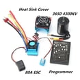 thumbnail image 5 of 3650 Brushless Motor 4300KV with 80A Brushless ESC Heat Sink Programming Card for 1/8/ 1/10 RC Car RC Boat Part, 5 of 8