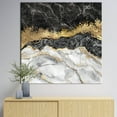thumbnail image 2 of Alcohol Ink Art Canvas, Modenr Marble Canvas Art, Shimmery Canvas Art, Black And Gold Marble, Abstract Printed, Luxury Marble Art, Canvas Wall Decor - Gallery Wrapped, 2 of 5