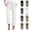 03# White, variant on Linen Pants Women 2026 Spring Summer Fashion Straight Leg Pant Casual High Waisted Loose Trousers with Pockets Army Green S