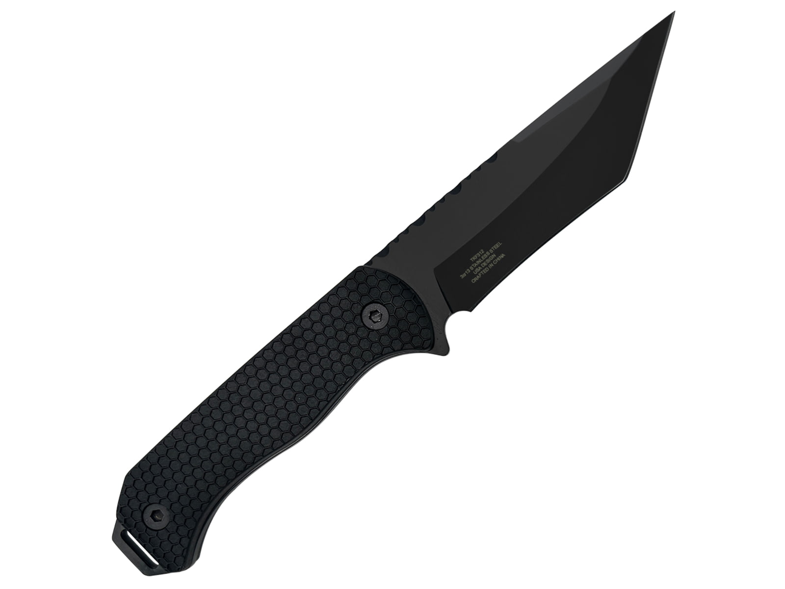 Takumitak Scalpel Fixed Blade Knife, 4.5 in Blade , 3cr13, Black