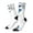 2 Black-2, variant on Blue Flying Butterflies Print Adult Socks for Men & Women,Calf Socks, Ankle Socks,Boots Socks,Breathable Casual Sock,Unisex Crew Socks