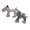 B, variant on PrimeGo 2Pcs Plush Dog Chew Toys Squeaky Stuffed Animals Dog Toy Linen Fabric Cute Animal Puppy Teething Toy for All Breeds Tug Fetch Play