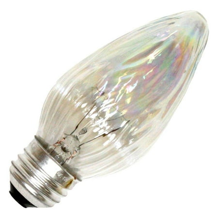 Cf Bulb - GE 73122 - 25FM/AU/CF F15 Decor Flame Tip Light Bulb