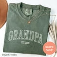 thumbnail image 4 of Grandpa EST 2025 Shirt – New Grandpa Gift, Father's Day Grandparents T-Shirt, Grandpa Reveal Tee, First-Time Grandpa Shirt, 4 of 6