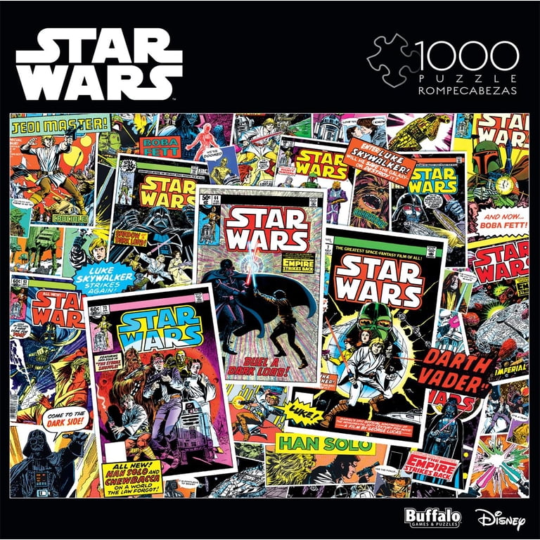Buffalo Games 1000-Piece Star Wars Comic Book Collage Interlocking
