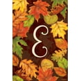 thumbnail image 3 of Briarwood Lane Fall Leaves Monogram Letter E Garden Flag, 3 of 4