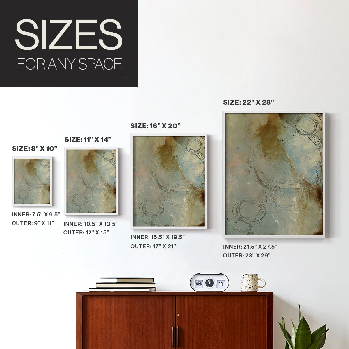 Zen Path I Framed Print - Solid Wood in Single Picture Frame Solid Wood 2 Framed Print