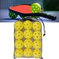 thumbnail image 1 of 12x Balles de Pickleball Standard avec 26 Petits Trous Percés avec Précision, 1 of 10