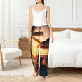 thumbnail image 4 of Honiee Hawaiian Sunset Beach for elegant Women's Lounge Pants and Pajama Pants, crafted for ultimate comfort in your sleepwear essentials-Small, 4 of 6