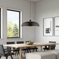 thumbnail image 2 of 49234-68 Livex Lighting Amador - 3 Light Large Pendant In Transitional Style-15.75 Inches Tall and 23.75 Inches Wide-Shiny Black/Polished Chrome, 2 of 11