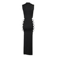 thumbnail image 4 of Women's Sexy High Slit Cocktail Dress - Casual Club Night Party Wear, Black, S, 4 of 5