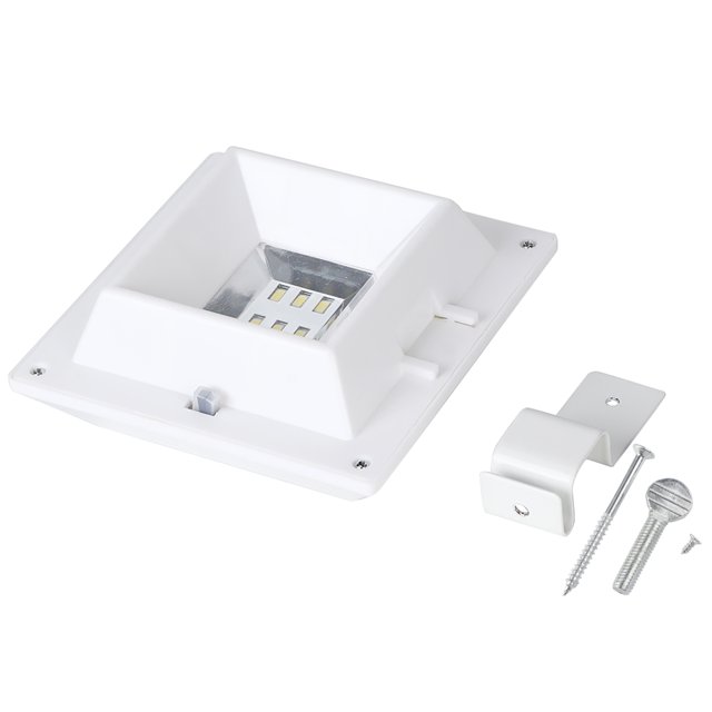 Solar Fence Lamp Gutter Lamp Waterproof ABS 6 LED Parks Terrace Path For Courtyard Yard Lawn ANGGREK Otros