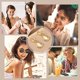 thumbnail image 4 of Women's Pearl Earrings Gifts For Girlfriend/wife/mother, Design Pearl Gold A107-227, 4 of 4
