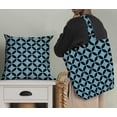 thumbnail image 5 of Soimoi Blue Velvet Fabric Circle Art Geometric Print Fabric by the Yard 58 Inch Wide, 5 of 5