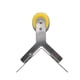 thumbnail image 5 of Llana angular de acero inoxidable para enyesado con mango ergonómico para reparación de paredes esquina exterior, 5 of 9
