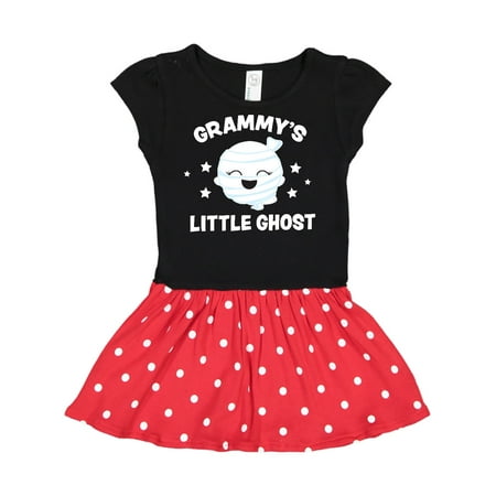 

Inktastic Cute Grammy s Little Ghost with Stars Gift Toddler Girl Dress