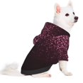 thumbnail image 2 of Fotbe Pink Glitter Sparkles A Sudadera con Estampado para Perros Pequeños – Suéter con Capucha para Mascotas, Tela Suave de Forro Polar con Bolsillo-Small, 2 of 7