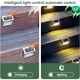 thumbnail image 4 of Luces solares para jardín, decoración de jardín, escaleras, luces de pared de patio, 6 uds., 4 of 5