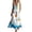 Multicolor27, variant on Zedker Floral Women's Maxi Dresses Sleeveless V Neck Long Dress Beach Sundresses Swing Dress Multicolor L