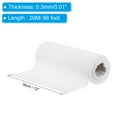 thumbnail image 2 of 12inch x 66ft Polyester Waterproof Tape, 1pcs White Polyester Fabric Sheet Non-woven Fiber 0.3mm, 2 of 5