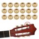 thumbnail image 3 of Clavijas De Afinación De Guitarra, 18 Piezas Clavijas De Afinación De Guitarra Engranajes De Cuerda Con Orificio Hexagonal De Relación 1:15 Para Reemplazo De Guitarras, 3 of 7