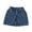 Blue, variant on Shadoumai Stylish Distressed Denim Skirt for Girls with Ruffled Trim and Asymmetrical Hem Design