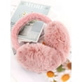 thumbnail image 5 of Luxtrada Womens Ear Muffs - Winter Ear Warmers/Covers - Soft & Warm Faux Fur Furry Fleece Earmuffs Ear Covers for Cold Weather (Khaki), 5 of 8