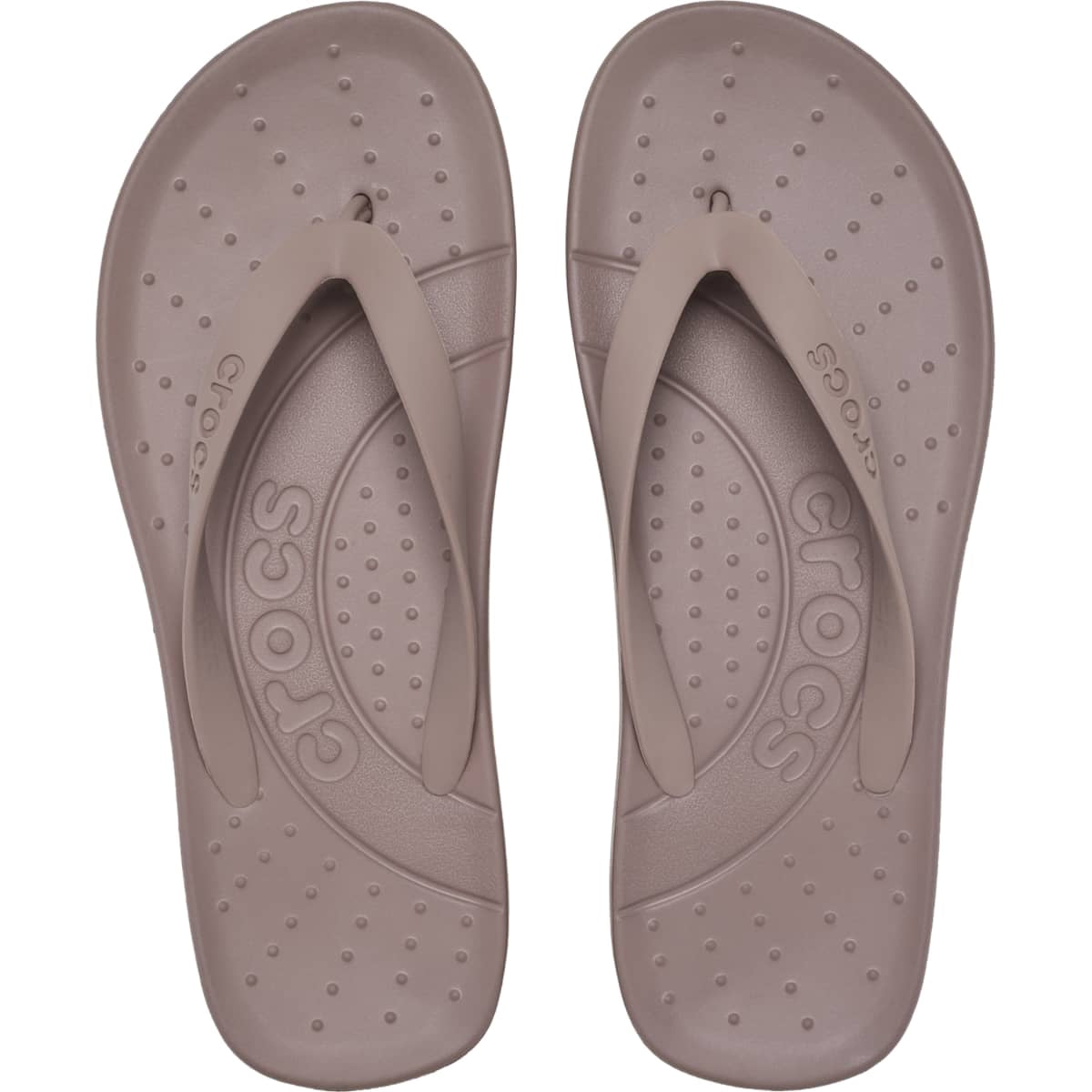 Crocs Adult Flip Flop Summer Sandals, Truffle, W11/M9