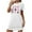 White, variant on Christmas Bnwani Womens Nightgowns & Sleepshirts Oversized Crew Neck Short Sleeve Printed Black Size S-XXL