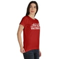 thumbnail image 2 of Inkmeso Womens Just Vaccinated Funny Pro-Vaccine scoop-neck T-shirt Casual Tee, 2 of 8