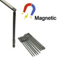 thumbnail image 2 of Screwdriver bits (11 pieces), Screwdriver bit set, Long Torx, screwdriver set, Hollow Torx Bit set, S2 steel, With security head, Hexagon shaft, 100mm, 2 of 5