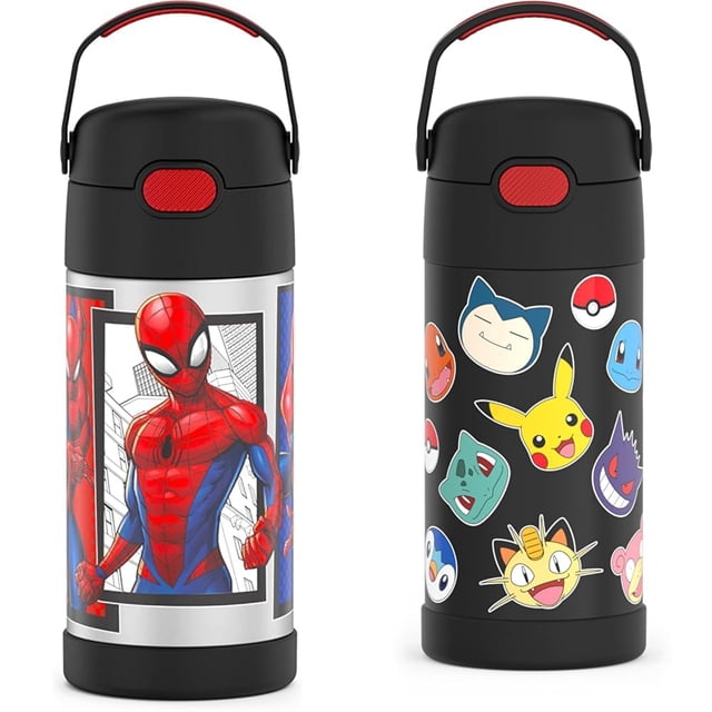 Botella de agua THERMOS Spider-Man & Pokémon Kids 350 ml