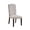Beige, variant on Set of 2 Linen & Weathered Dining Chair, Upholstered Dining Chairs, Dining Room Chairs, Kitchen Chairs, Wooden Side Chair for Kitchen Dinning Room Restaurant (Beige)