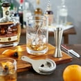 thumbnail image 6 of Viski 4PC Barware Set - Glass, Strainer, Jigger and Barspoon Home Bar Gifts, 6 of 10