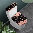 thumbnail image 2 of SEANATIVE Daisy Toilet Cover Lid Replacement Covers Universal Fit Standard Oblong Round Bath Room Bowl Lids 2PCS Dust Resistant Toilet Tank Lid Pad Home Decoration Accessory, 2 of 7