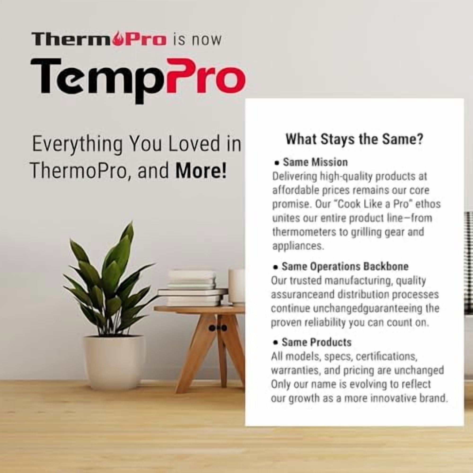 TP49 4 Pieces Digital Hygrometer Indoor Thermometer Humidity Meter Mini Hygrometer Thermometer with Temperature and Humidity Monitor Room Thermometer (Previously ThermoPro)$$Garden & Patio