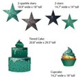 thumbnail image 4 of Green Glitter Drip Yard Sign Birthday Accessories, Green Drip Sparkle Yard Decorations (12 pcs Total), 4 of 7