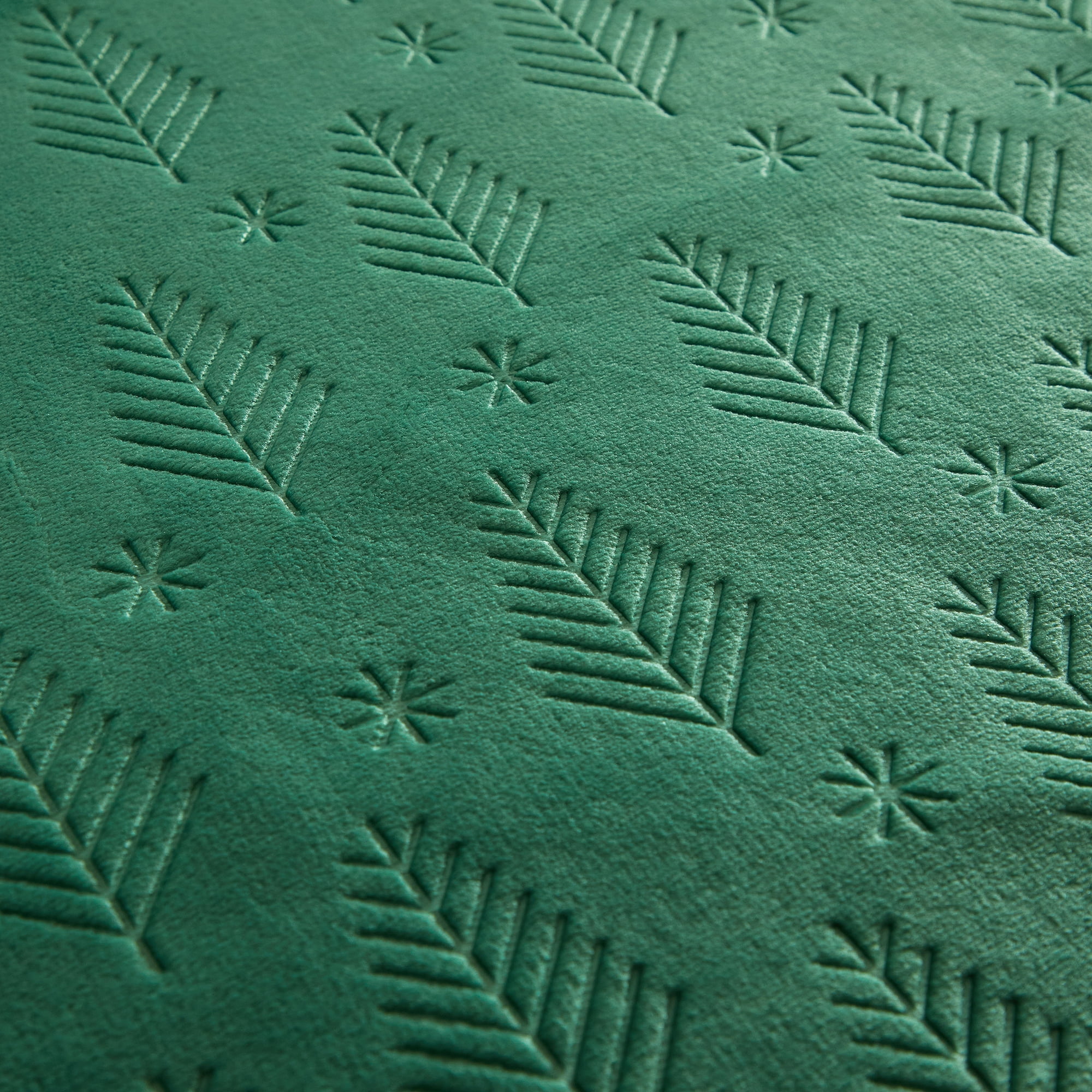 Holiday Time 50"x60" Green Trees Plush Throw, All Ages