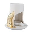 thumbnail image 2 of Talight Candleholder Biler de aceite esencial Decoración Meditación Meditación Difusor Burador Aroma de derretimiento para la sala de estar Navidad Ballena, 2 of 8