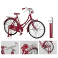 thumbnail image 3 of 1/10 Bike Model Rotatable Wheel Vintage Handicraft Ornaments for Collection Toy Desktop, 3 of 6