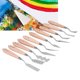 thumbnail image 4 of Cuchillos De Metal Para Pintura Al óleo, Espátula Para Arte, Paleta, Cuchillo, Herramientas, 10 Piezas, Cuchillos De Pintura Para Lienzo Al óleo, Pintura Acrílica, 4 of 7