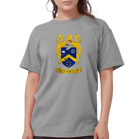 CafePress - Pi Alpha Phi Colored Crest T Shirt - Womens Comfort Colors® Shirt