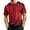 Deep Red, variant on T Shirts for Men Short Sleeve Halloween Skull Print Round Neck T Shirts Loose Funny Pull on Shirts, 4XL