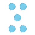 thumbnail image 2 of Inteprter Cómodo cojín para silla para bistró, con lazos duraderos para un ajuste seguro, algodón que no se decolora, azul cielo Type2 NO2, 2 of 6
