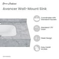 thumbnail image 3 of Avancer 36'' Wall Mount Sink In Storm Grey, 3 of 10