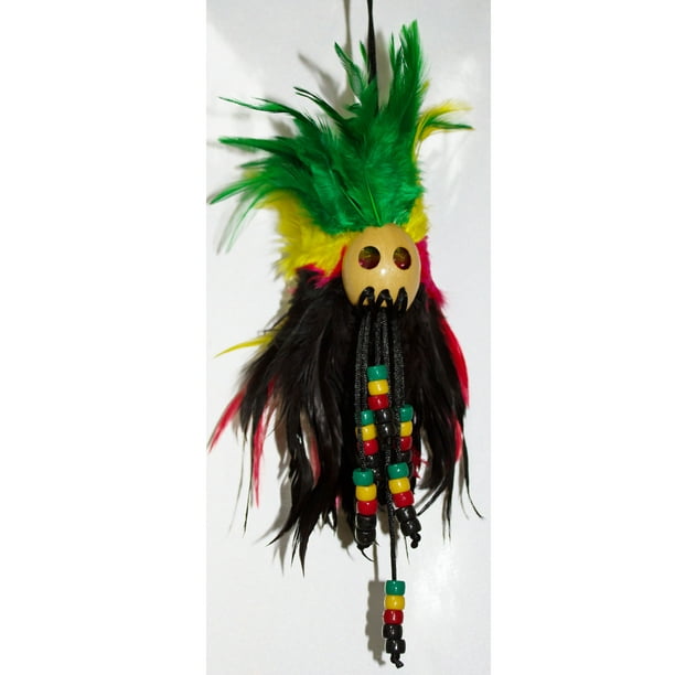 Miniature Hawaiian Warrior Ikaika Makaki'i Helmets ( Rasta )