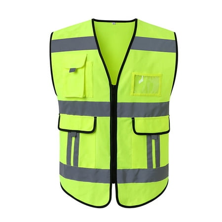 120155 Reflective Safety Vest High Visibility Safety Vest Bright Neon ...