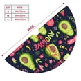thumbnail image 5 of Kll 36" Christmas Tree Skirt Avocado Love Xmas Tree Skirts Mat For New Year Xmas Holiday Party Indoor Outdoor Home Decoration, 5 of 9